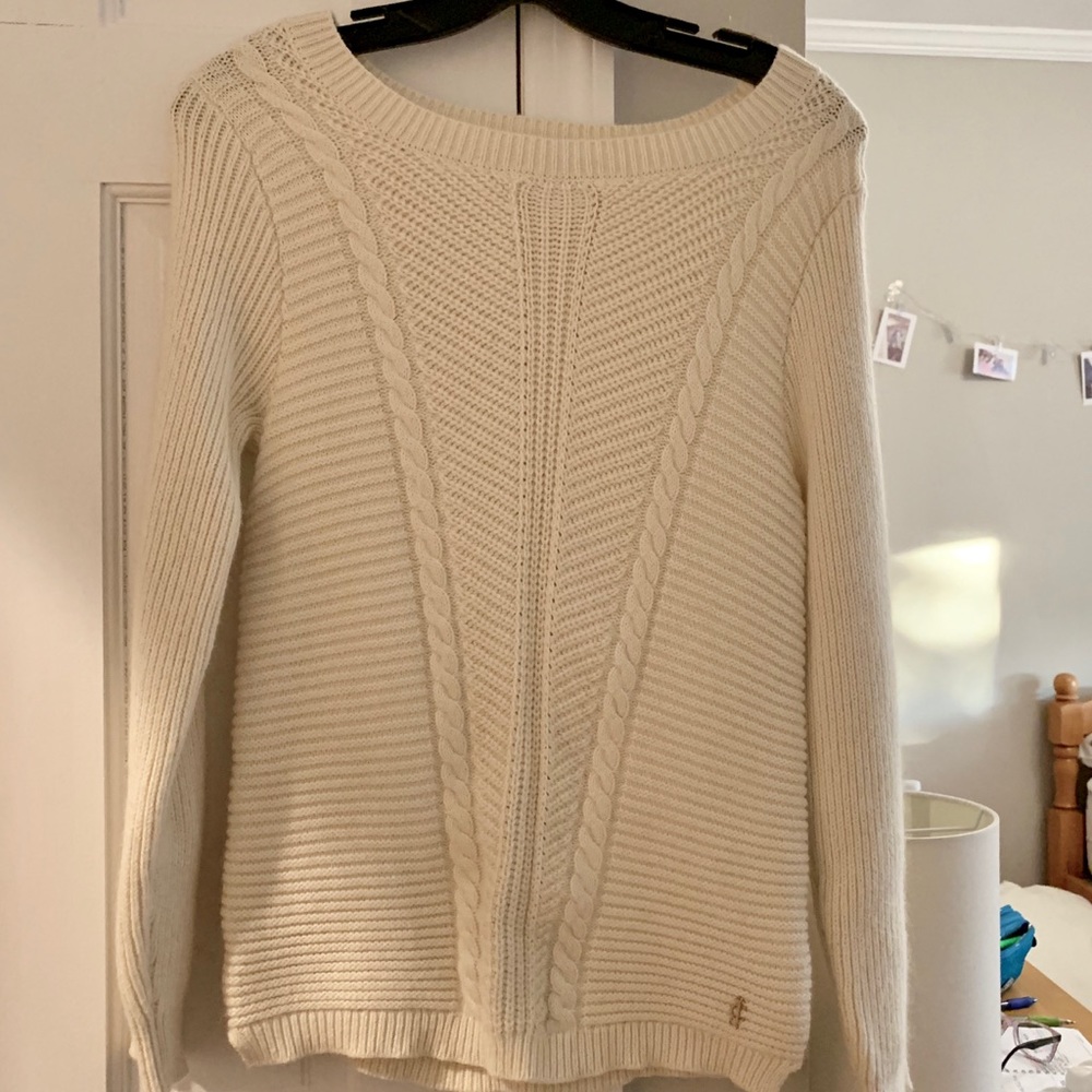 White/Cream Juicy Couture Sweater